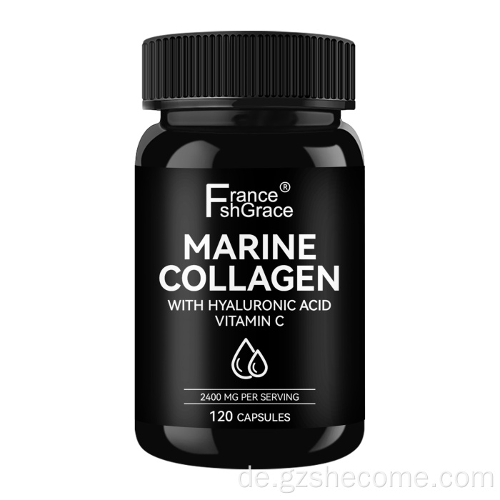 Hochfestige Kollagenkapseln Marine -Kollagen -Nahrungsergänzungsmittel